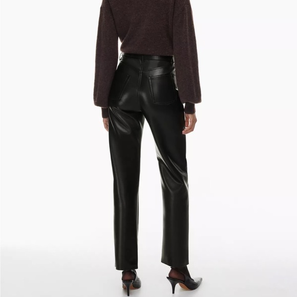 Aritzia Melina Wilfred Vegan Leather Pant - Picture 2 of 2